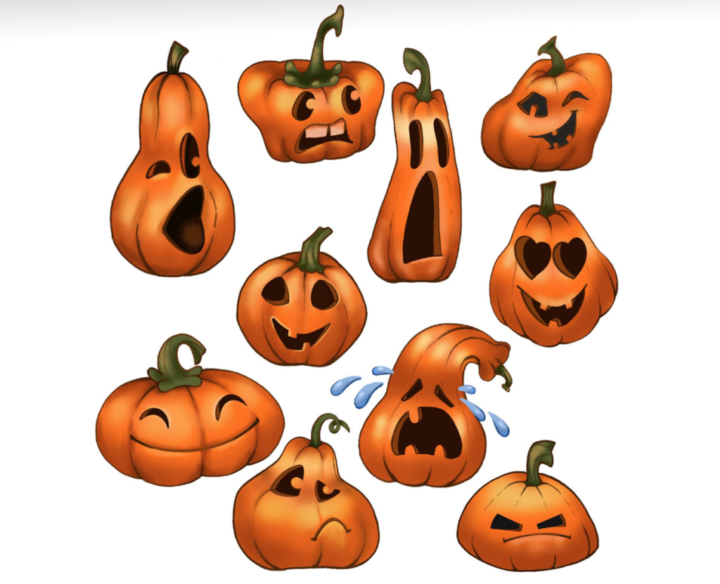 visuels citrouilles halloween